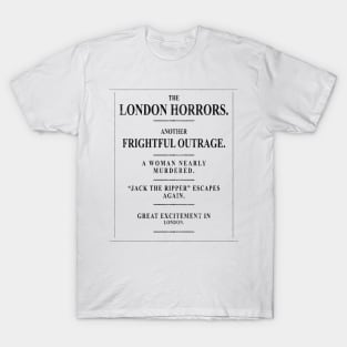 Jack the Ripper: 1888 Headline T-Shirt